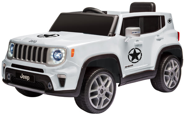 prezzo Macchina Elettrica per Bambini 12V con Licenza Jeep Renegade Limited Bianca