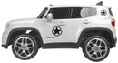 Macchina Elettrica per Bambini 12V Jeep Renegade Limited Bianca-2