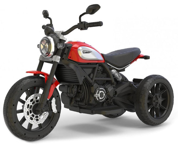 sconto Moto Elettrica per Bambini 12V Ducati Scrambler Icon Rossa