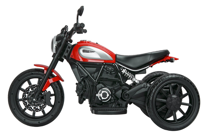 Moto Elettrica per Bambini 12V Ducati Scrambler Icon Rossa-3