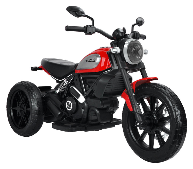 Moto Elettrica per Bambini 12V Ducati Scrambler Icon Rossa-7