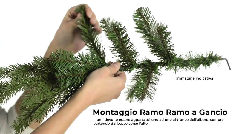 Albero di Natale Artificiale 936 Rami Pirenei Verde Varie Misure-4