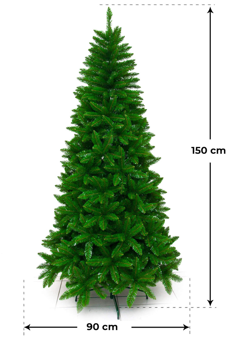 Albero di Natale Artificiale Apertura ad Ombrello Forest Verde Varie Misure-2