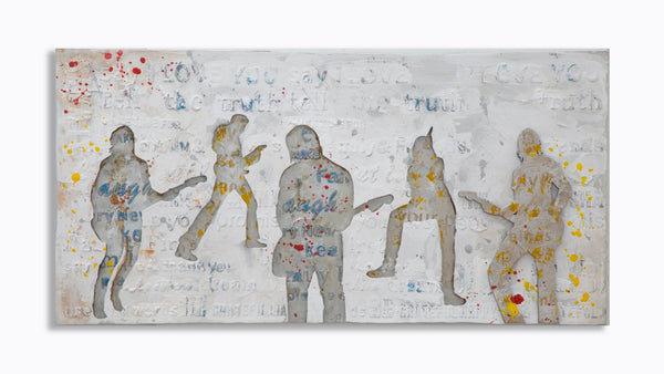 Dipinto su Tela Rock 120x3x60 cm in Legno e Canvas online