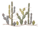 Pannello Cactus 90x2,5x64 cm in Ferro Multicolor-1