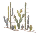Pannello Cactus 90x2,5x64 cm in Ferro Multicolor-3