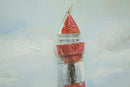 Dipinto su Tela Faro 120x3,7x80 cm in Alluminio Plastica e Canvas-5