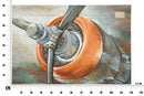 Dipinto su Tela Aviator 120x3,7x80 cm in Alluminio Plastica e Canvas-7