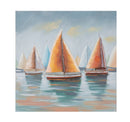 Dipinto su Tela Sidney 80x4x80 cm Legno di Pino e Canvas-1