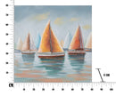 Dipinto su Tela Sidney 80x4x80 cm Legno di Pino e Canvas-8