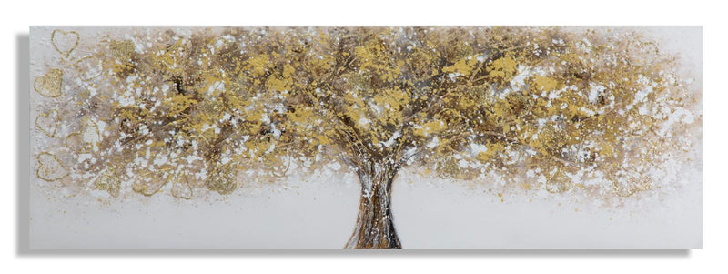 Dipinto su Tela Super Tree 180x3,8x60 cm in Legno di Pino e Canvas-1