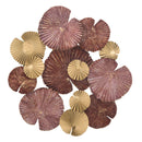 Pannello Round Leaf 68,5x6x66,5 cm in Ferro Multicolor-1