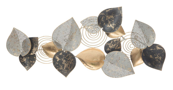 Pannello Half Leaf 97x5,5x43 cm in Ferro Multicolor prezzo