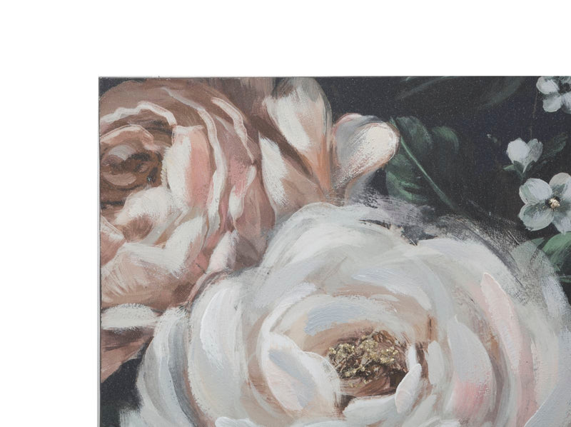 Dipinto su Tela Red Flowy 120x3,7x60 cm in Legno di Pino e Canvas Multicolor-2