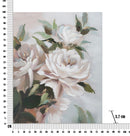 Dipinto su Tela FlowereLeaf 100x3,7x80 cm in Legno di Pino e Canvas Multicolor-6