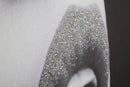 Stampa su Tela con Applicazioni Beautiful Lady 80x2,8x80 cm in Legno di Pino e Canvas Multicolor-4