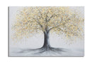 Dipinto su Tela Tree Simple 120x3,8x80 cm in Legno di Pino e Canvas Multicolor-1