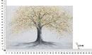 Dipinto su Tela Tree Simple 120x3,8x80 cm in Legno di Pino e Canvas Multicolor-6