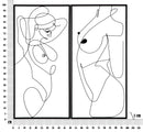 Pannello Body Simply Coppia 50x100 cm in Ferro-6