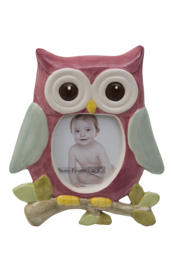 prezzo Cornice Gufo Spring 13,7x2x16 Min 4 cm Porcellana e Vetro