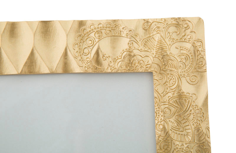 Cornice Glam Carving 26x1,7x31,3 cm in Resina Oro-4