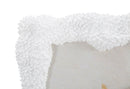 Cornice Corallo 25,7x2,5x30,5 cm in Resina e Vetro Bianco-4
