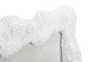 Cornice Corallo 20,5x2,3x25,5 cm in Resina e Vetro Bianco-4