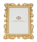 Cornice Celta 21,6x2x27 cm in Poliresina e Vetro Oro-2