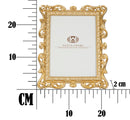 Cornice Celta 21,6x2x27 cm in Poliresina e Vetro Oro-6