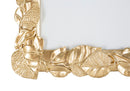 Cornice Old Leaf 20,5x2x26 cm in Poliresina e Vetro Oro-4
