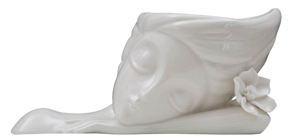 Vaso Woman Sleep 31,5x14,5x15 cm Porcellana Bianco online