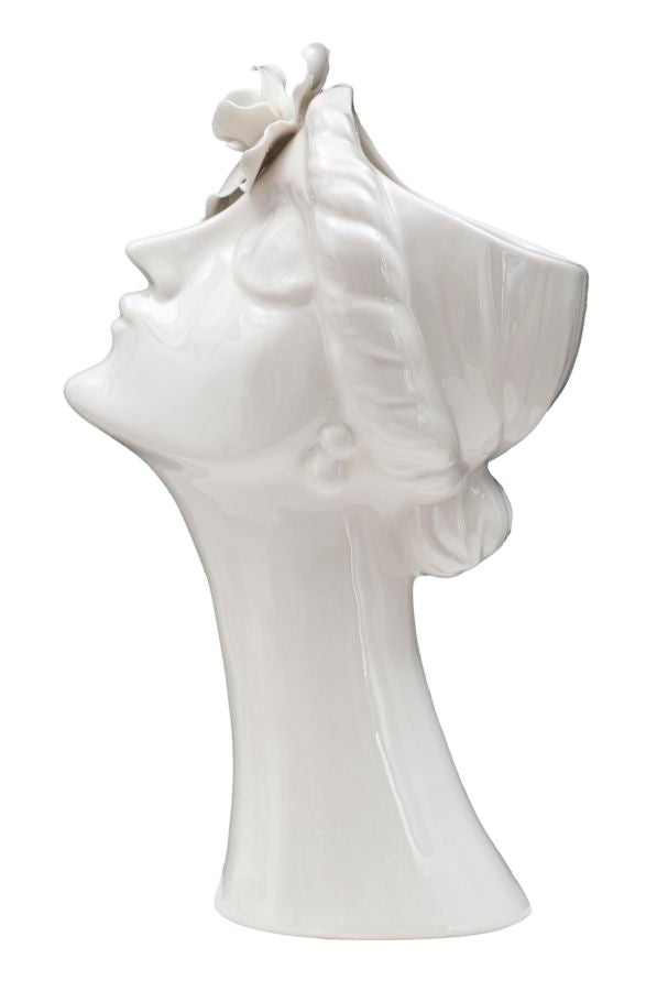 Vaso Woman Purity 19x13,6x32,8 cm Porcellana Bianco online