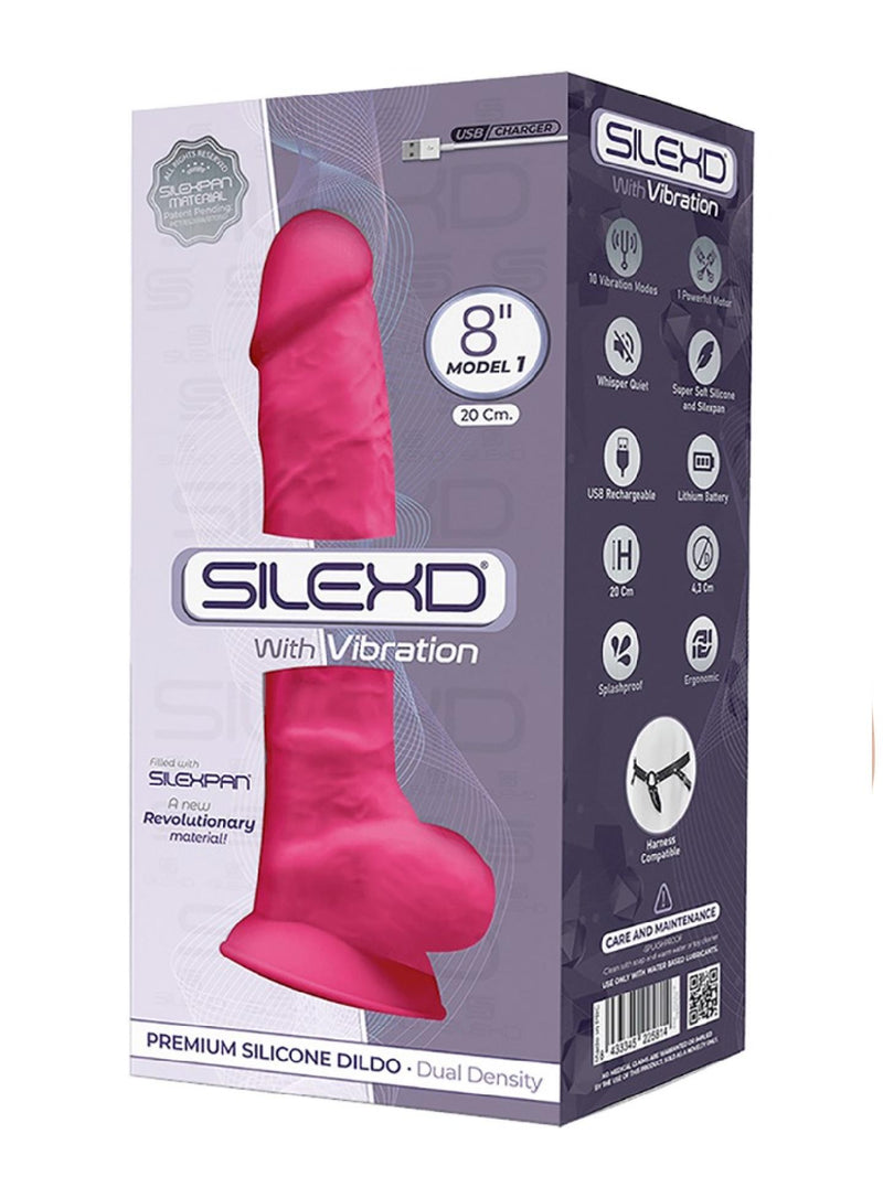 Silexd - Dildo Vibrante Rosa-2