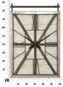 Orologio da Muro West 60x4x89 cm Legno di Abete e MDF e in Ferro-8