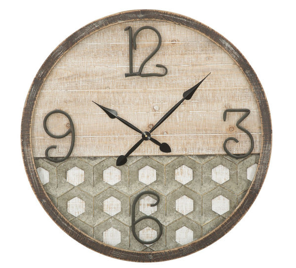 acquista Orologio da Muro Denver Ø80x3,5 cm in Ferro e MDF