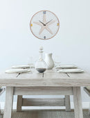 Orologio da Muro Stella Marina Ø57x3,5 cm in Ferro Bianco-8