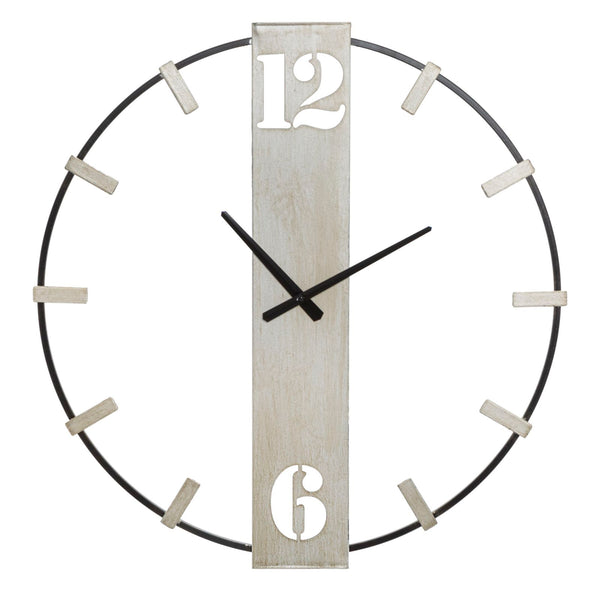 acquista Orologio da Muro Argentoy 61x4,5x63 cm in Ferro Nero e Argento