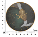 Orologio da Muro Art Ø80x5,5 cm in Ferro MDF e Vetro Multicolor-7