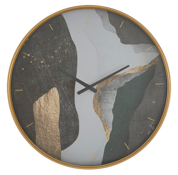 Orologio da Muro Art Ø60x6 cm in Ferro MDF e Vetro Multicolor prezzo