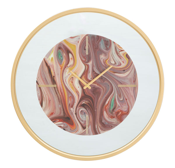acquista Orologio da Muro Mirror Mix Ø60x5 cm in Ferro MDF e Vetro Multicolor