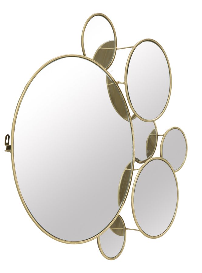 Specchio Glam Color 81x7,5x73 cm in Ferro Oro-2