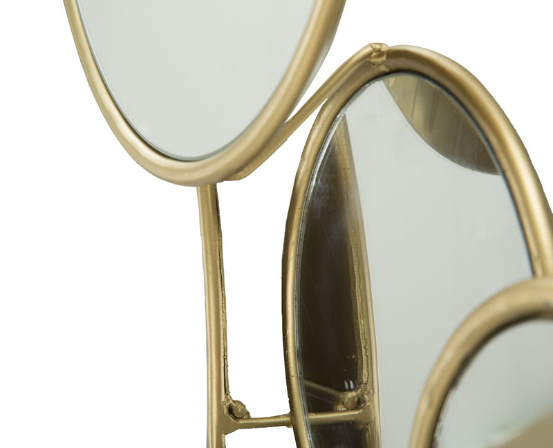 Specchio Glam Color 81x7,5x73 cm in Ferro Oro-5