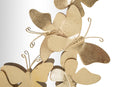 Specchio Glam Oval Butterfly 59x3x89,5 Misura Specchio 46x78 cm in Ferro Oro-4