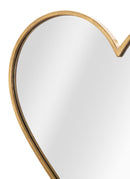 Specchio Glam Heart 55,5x2x54,5 cm in Ferro Specchio e MDF Oro-2