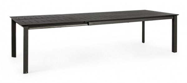 online Tavolo Allungabile Konnor 200-300x110 cm Antracite in Alluminio