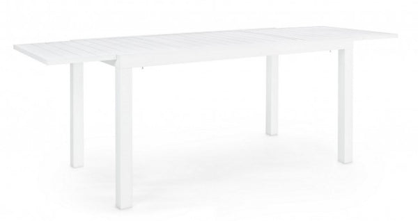 Tavolo Allungabile Hilde 140-210x77 cm Bianco in Alluminio acquista