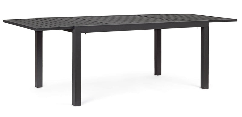 Tavolo da Giardino Allungabile 160/240x90x75 cm in Alluminio Hilde Antracite-1
