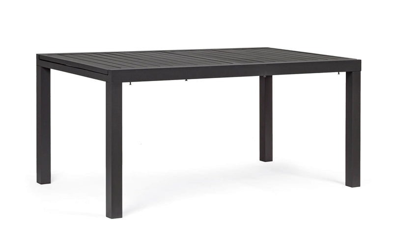 Tavolo da Giardino Allungabile 160/240x90x75 cm in Alluminio Hilde Antracite-2