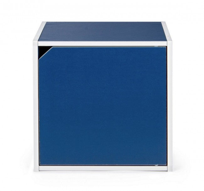 Cubo con Anta Composite in Legno Blu-2