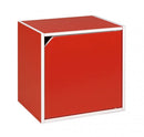 Cubo con Anta Composite in Legno Rosso-1